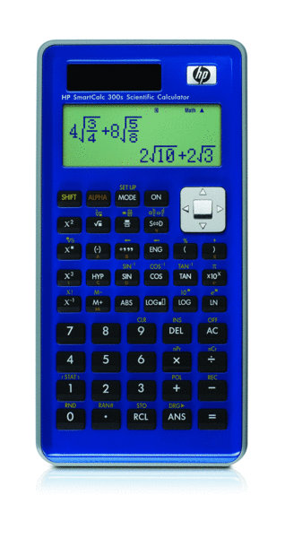 SmartCalc 300s  Scientific Calculator UPC 884420773917 F2240AA#ABA HP Blue 