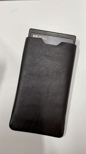 True leather case for HP17bII and other Pioneer calculators